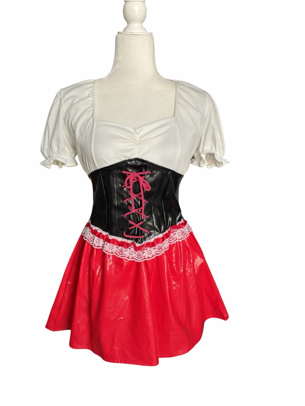 Costume- pirate, milkmaid faux leather